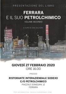 Presentazione del libro: "Ferrara e il suo petrolchimico"