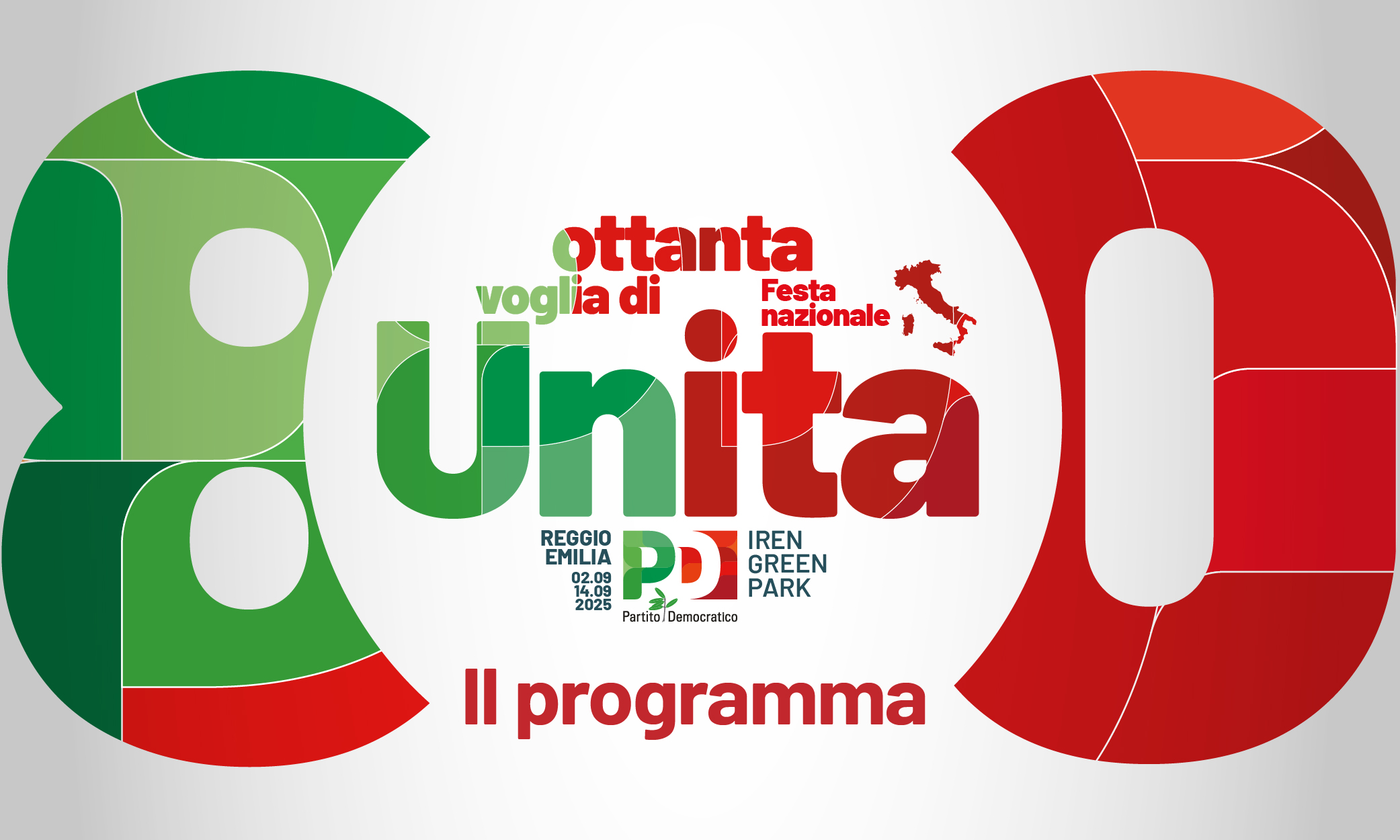 Ottanta voglia di unità. Festa nazionale dell'Unità 2025