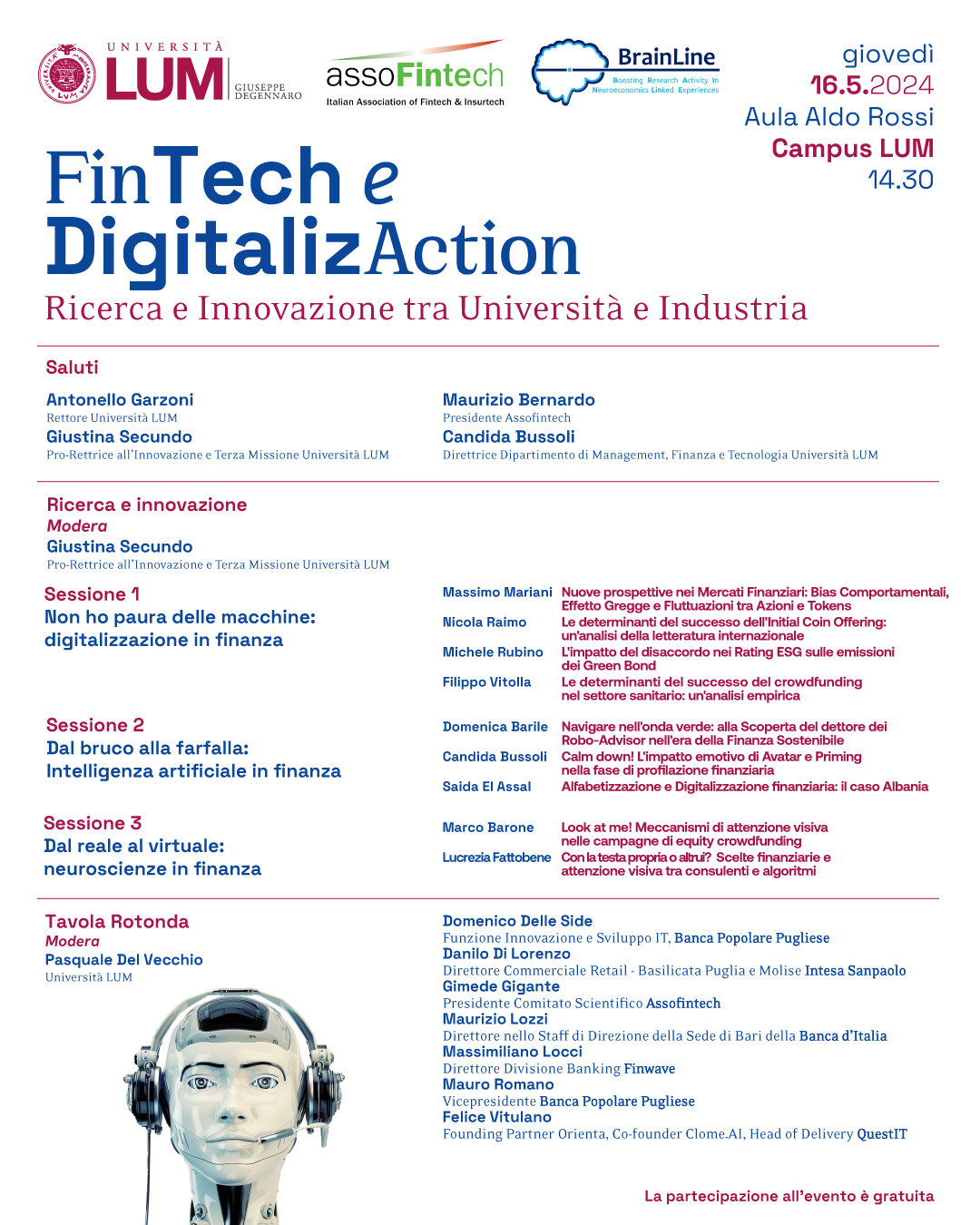 FinTech e DigitalizAction – Ricerca e Innovazione tra Università e Industria