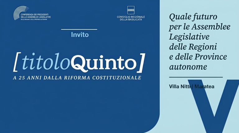 Titolo Quinto a 25 anni dalla riforma costituzionale. Quale futuro per le Assemblee legislative delle Regioni e delle Province autonome