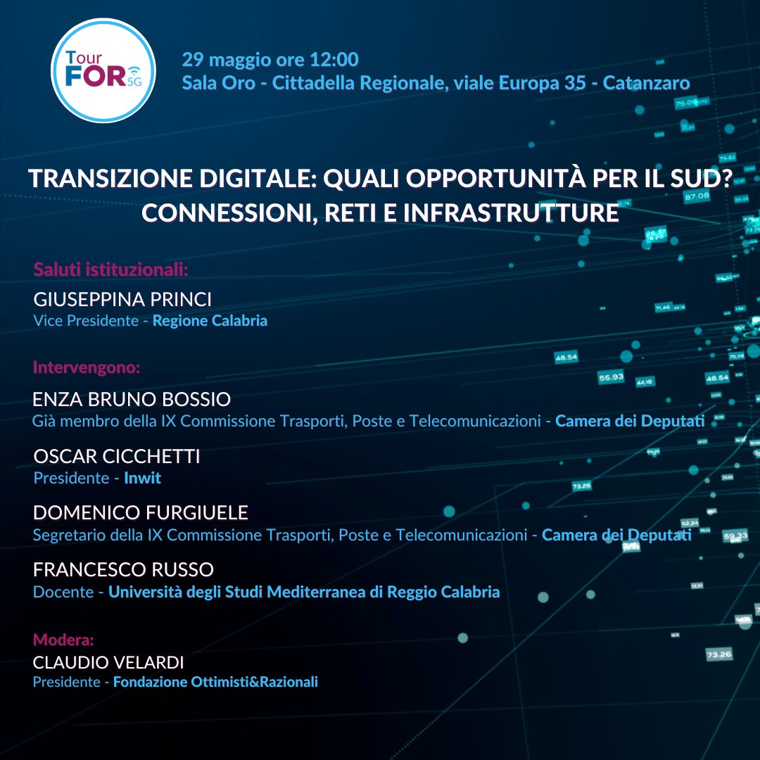 Transizione digitale: quali opportunità per il Sud? Connessioni, reti e infrastrutture