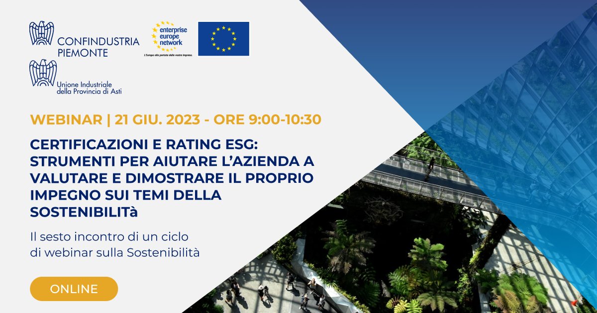 Certificazioni e rating ESG: strumenti per aiutare l'azienda a valutare e dimostrare il proprio impegno sui temi della sostenibilità