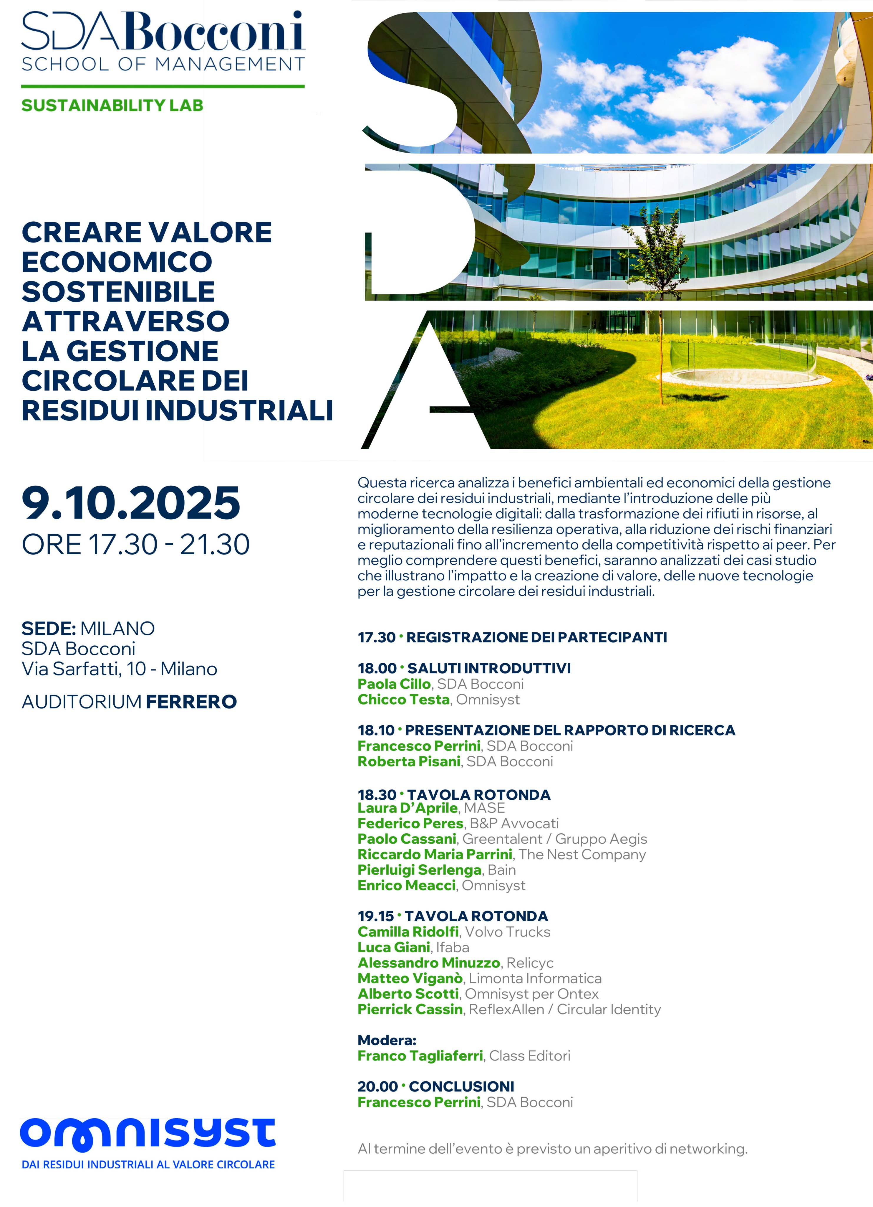 Creare valore economico sostenibile attraverso la gestione circolare dei residui industriali