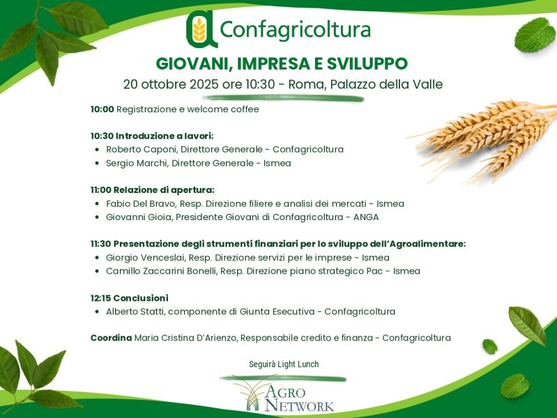 Giovani, impresa e sviluppo