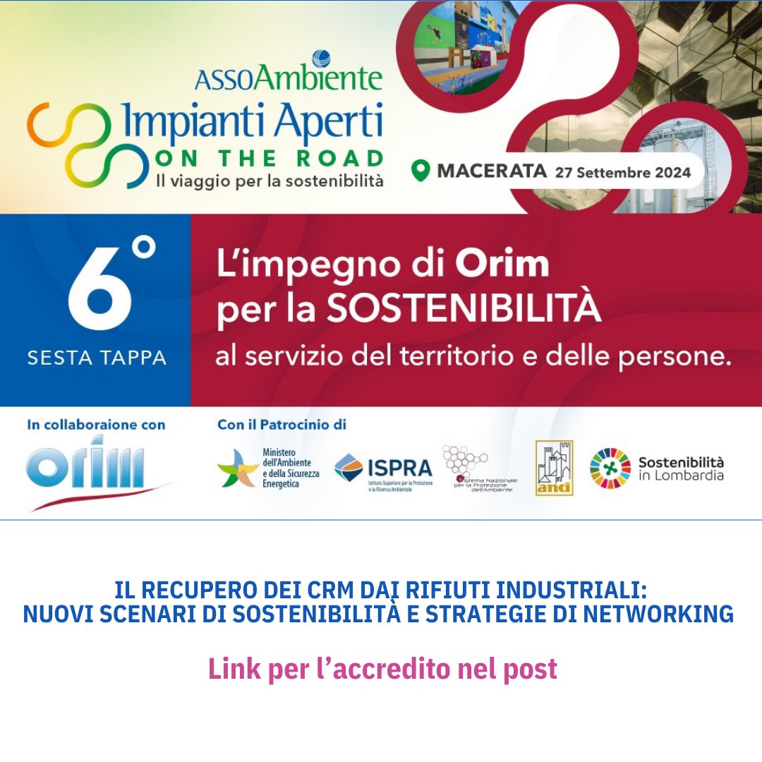 Il recupero dei CRM dai rifiuti industriali: nuovi scenari di sostenibilità e strategie di networking