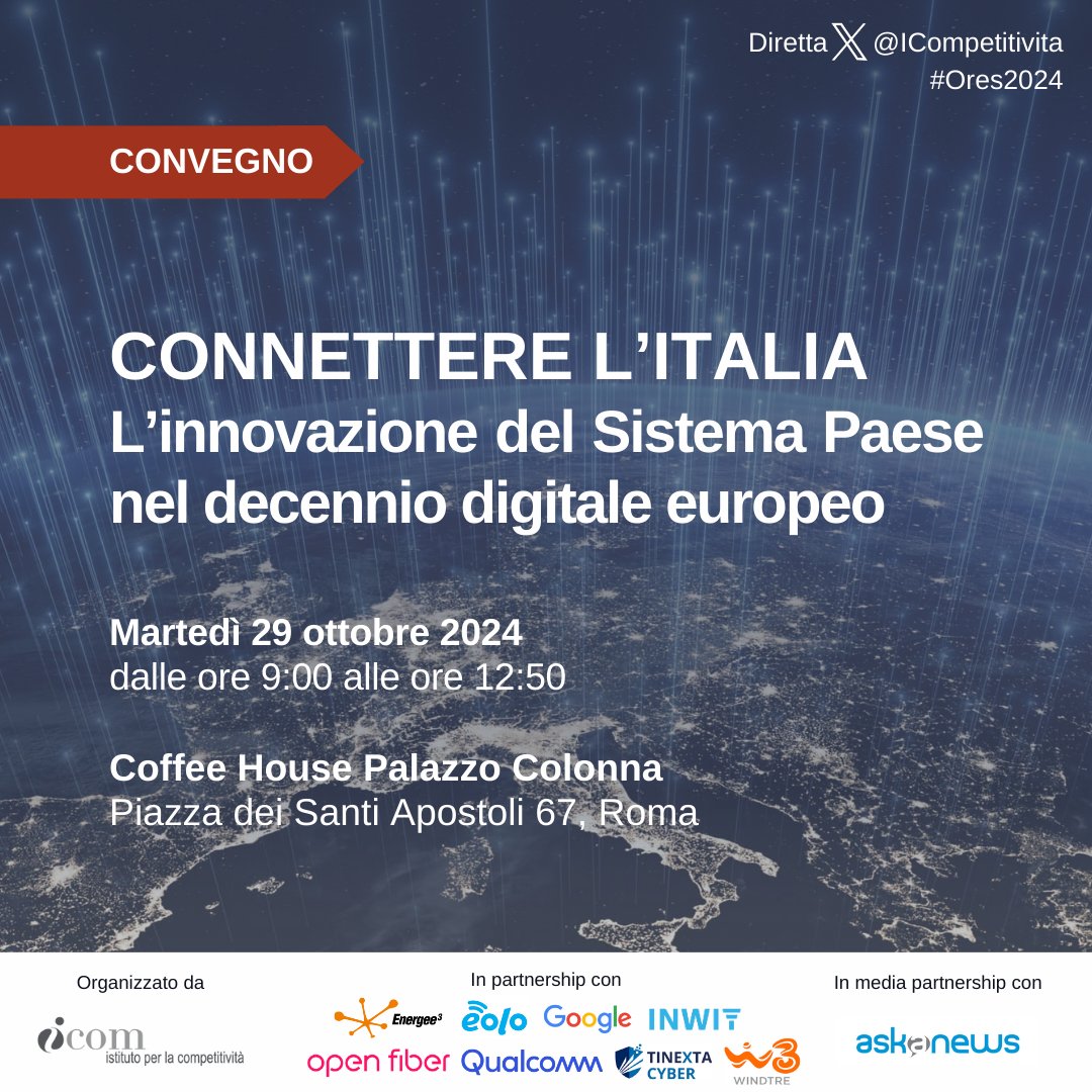 Connettere l’Italia. L’innovazione del Sistema Paese nel decennio digitale europeo