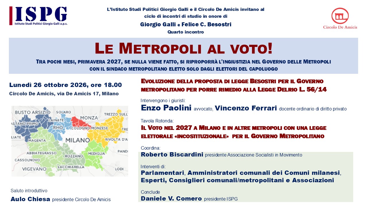Le metropoli al voto