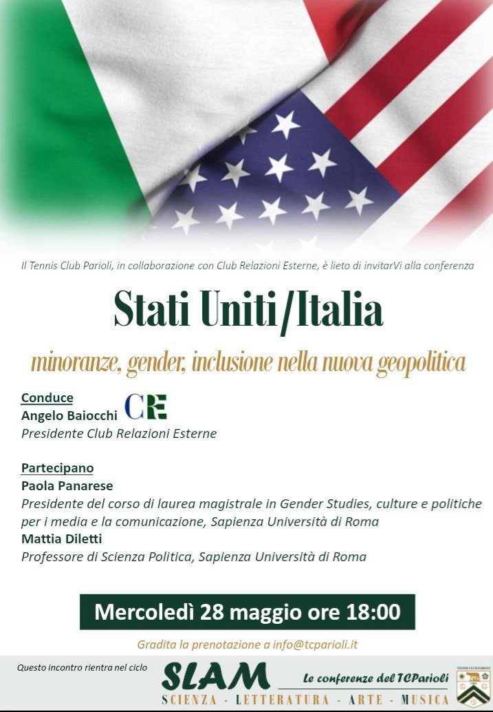 Stati Uniti/Italia: minoranze, gender, inclusione nella nuova geopolitica