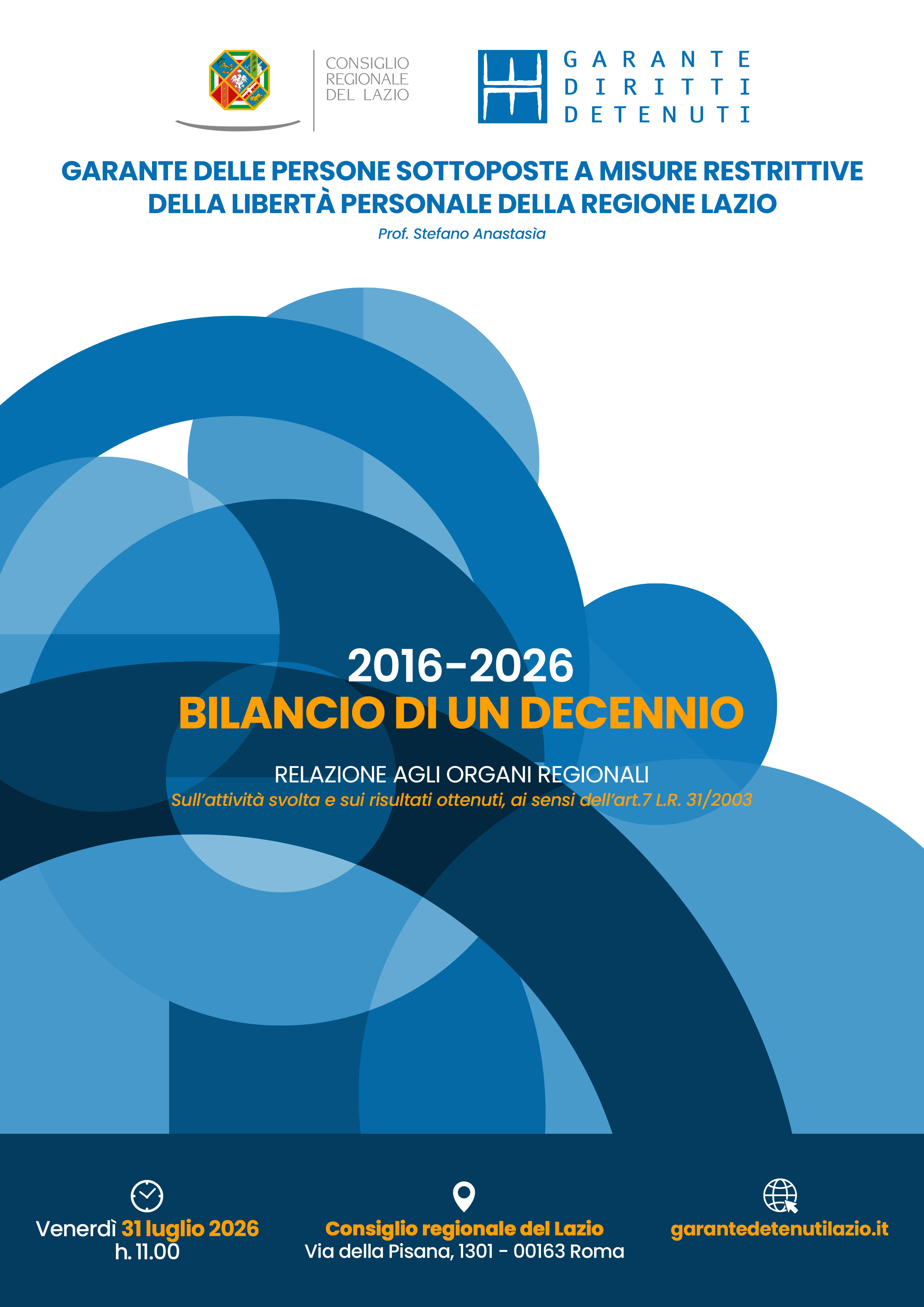 Relazione annuale del Garante regionale delle persone detenute