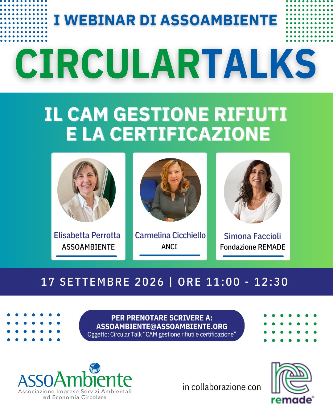 CAM gestione rifiuti e certificazione