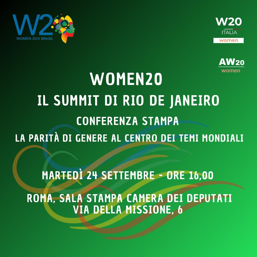 Conferenza stampa di presentazione di Women20 Brasile