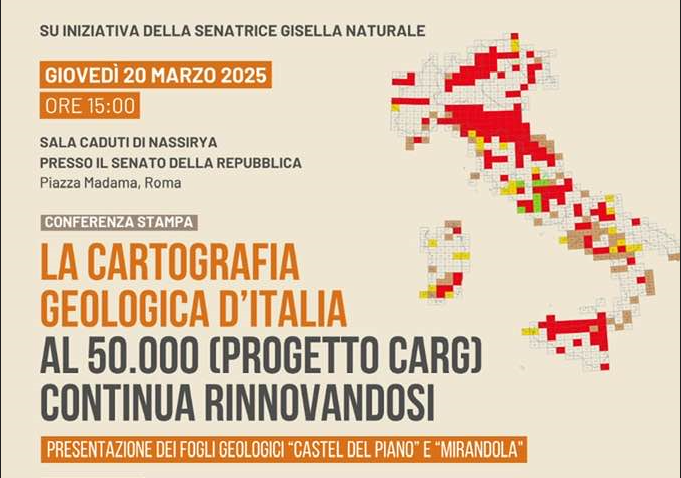 La cartografia geologica d’Italia al 50.000 (Progetto CARG) continua rinnovandosi – Presentazione dei fogli geologici “Castel del Piano” e “Mirandola