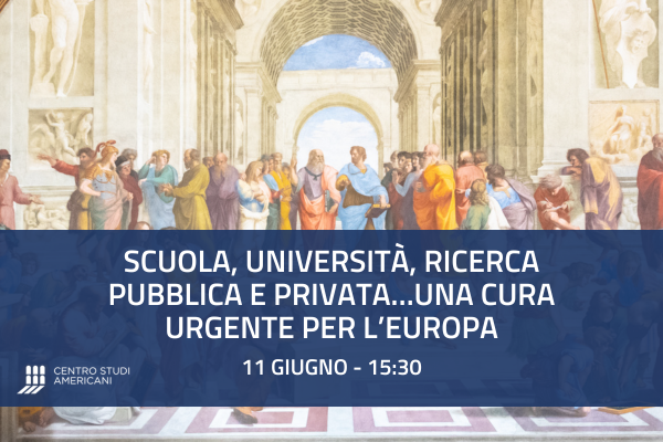 Scuola, Università, ricerca pubblica e privata…una cura urgente per l’Europa