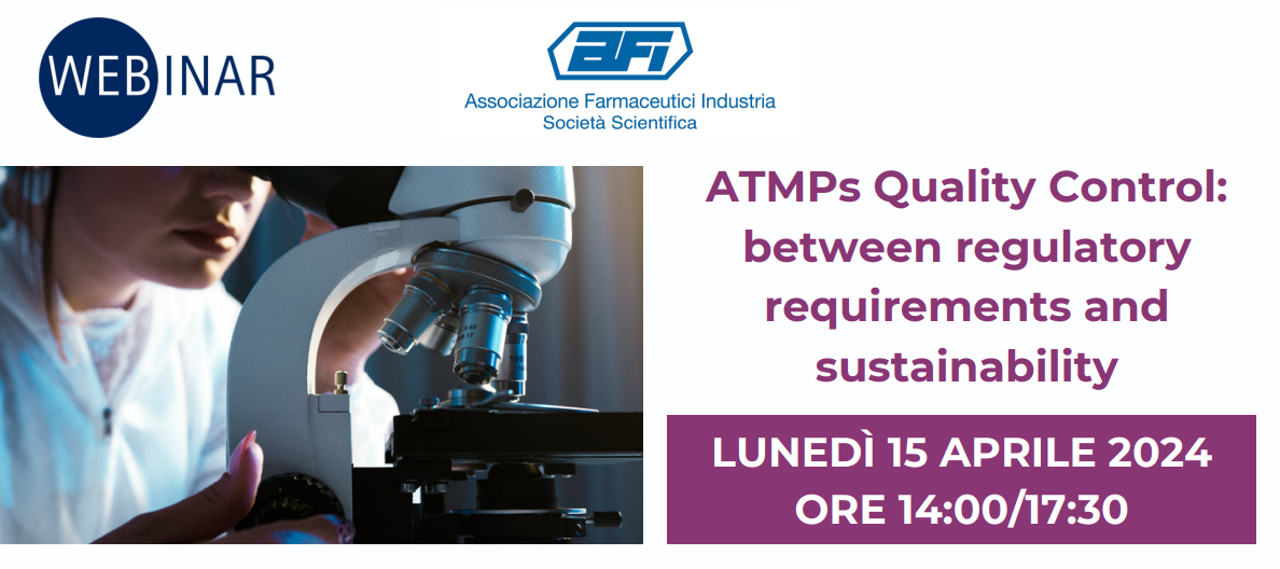 ATMPs Quality Control: between regulatory requirements and sustainability
