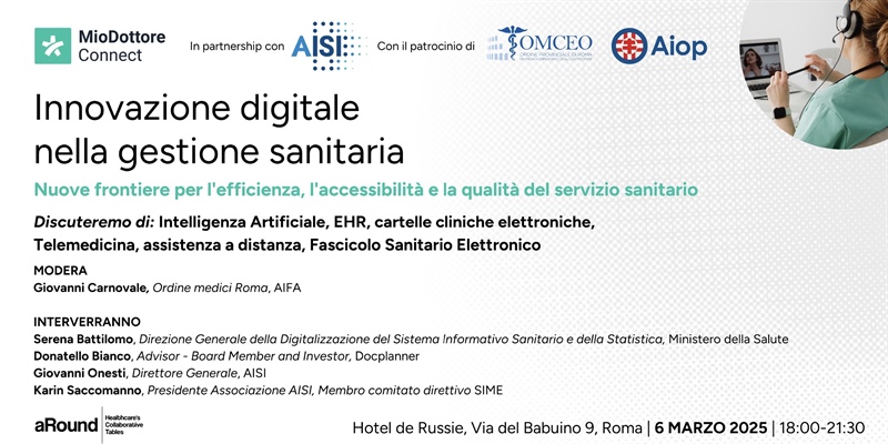 Innovazione digitale nella gestione sanitaria - Nuove frontiere per l'efficienza, l'accessibilità e la qualità del servizio sanitario