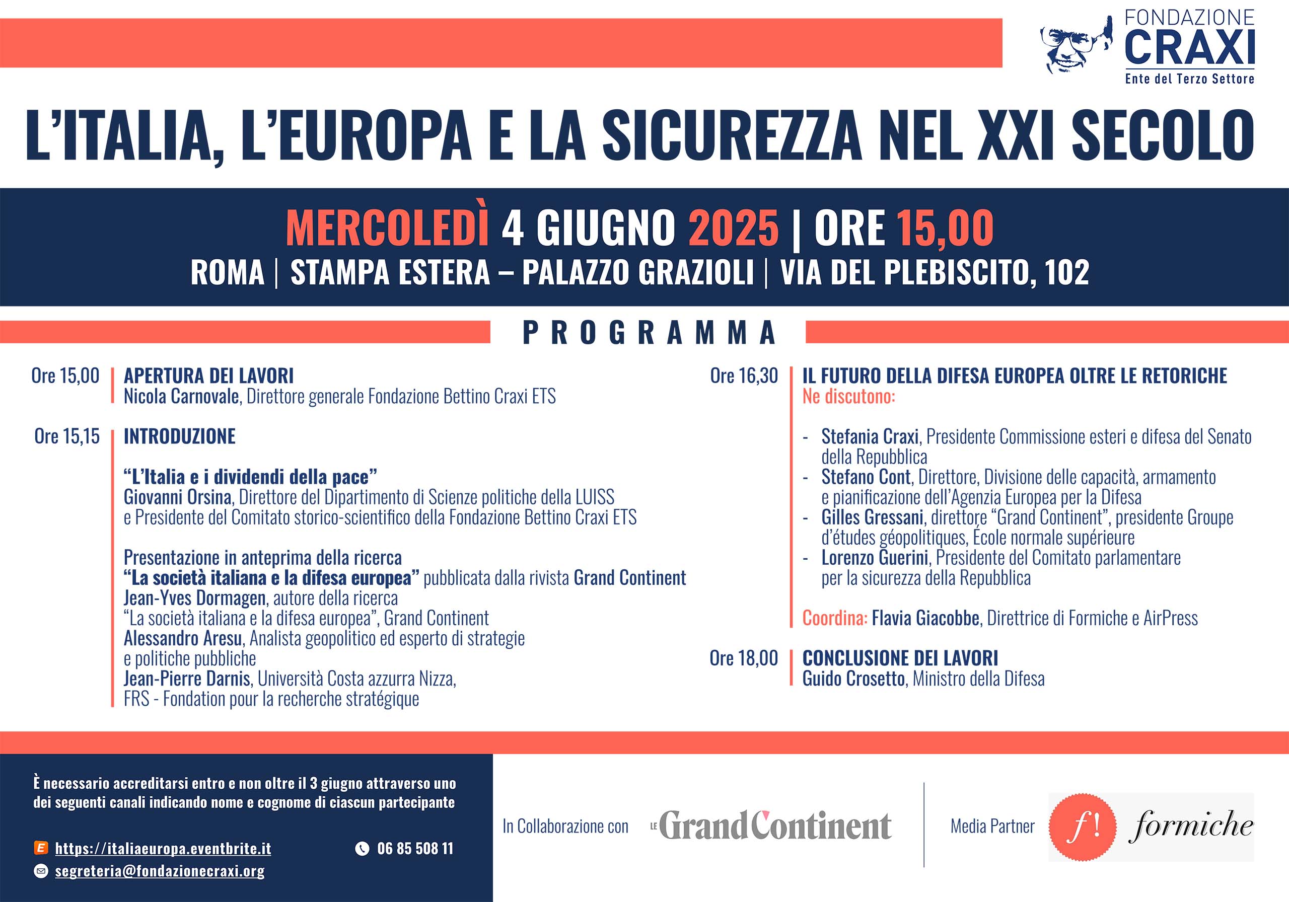 L’Italia, l’Europa e la sicurezza nel XXI secolo