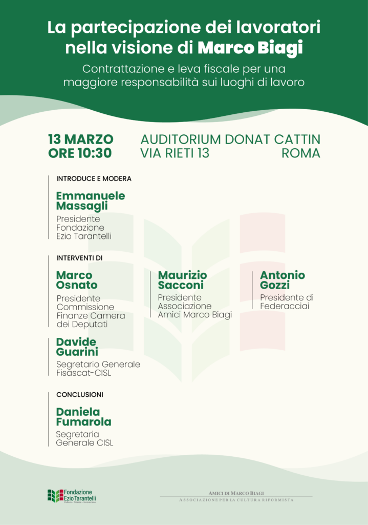 La partecipazione dei lavoratori nella visione di Marco Biagi