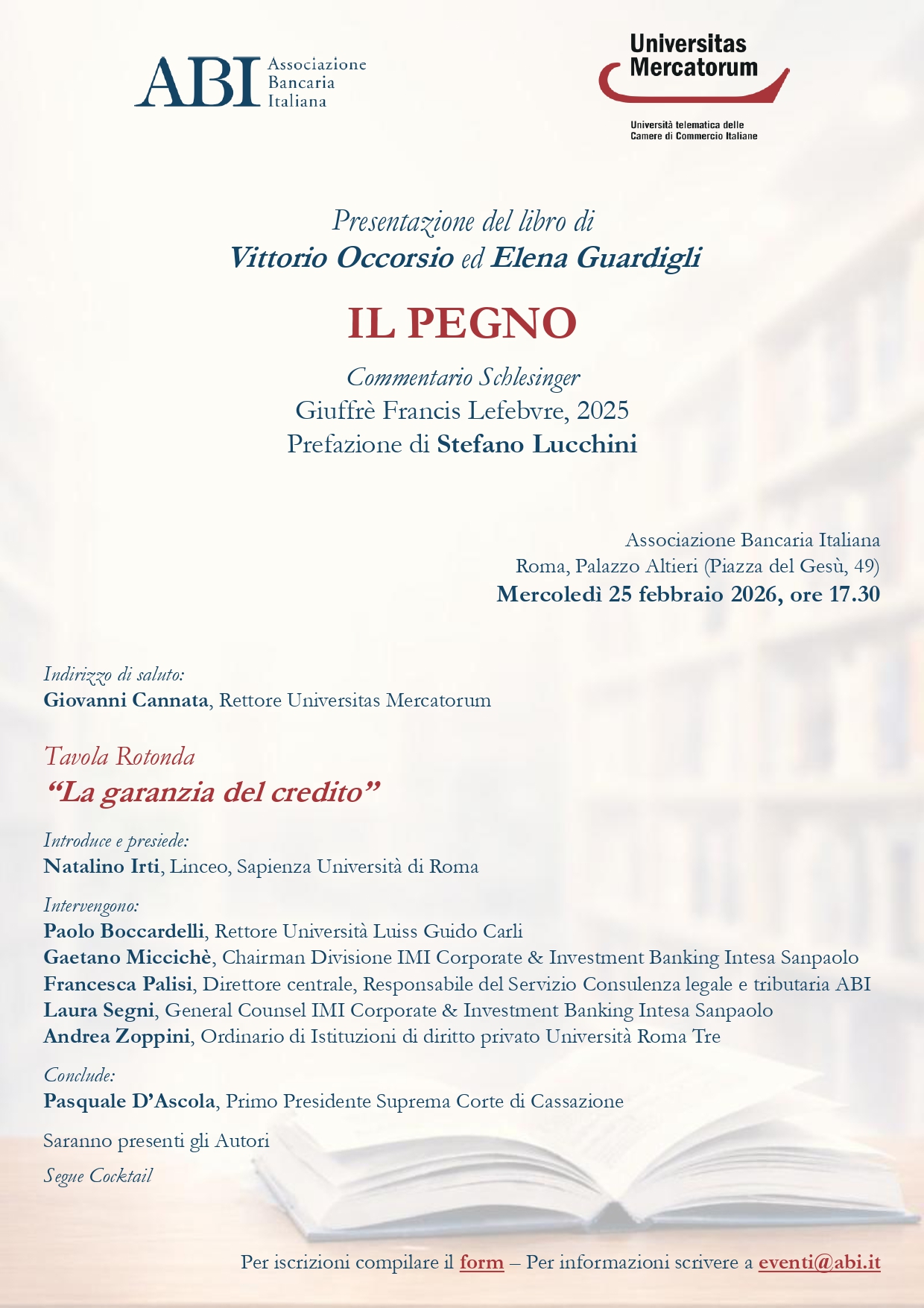 Presentazione del libro "Il Pegno"