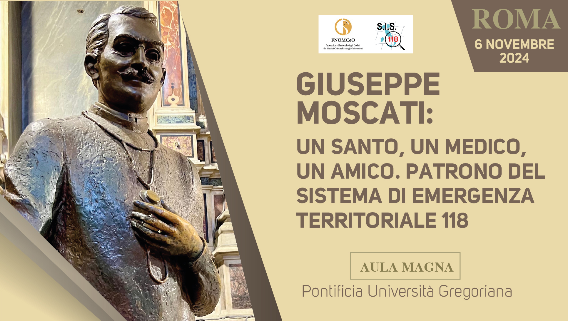 Giuseppe Moscati: un santo, un medico, un amico. Patrono del Sistema di emergenza territoriale 118