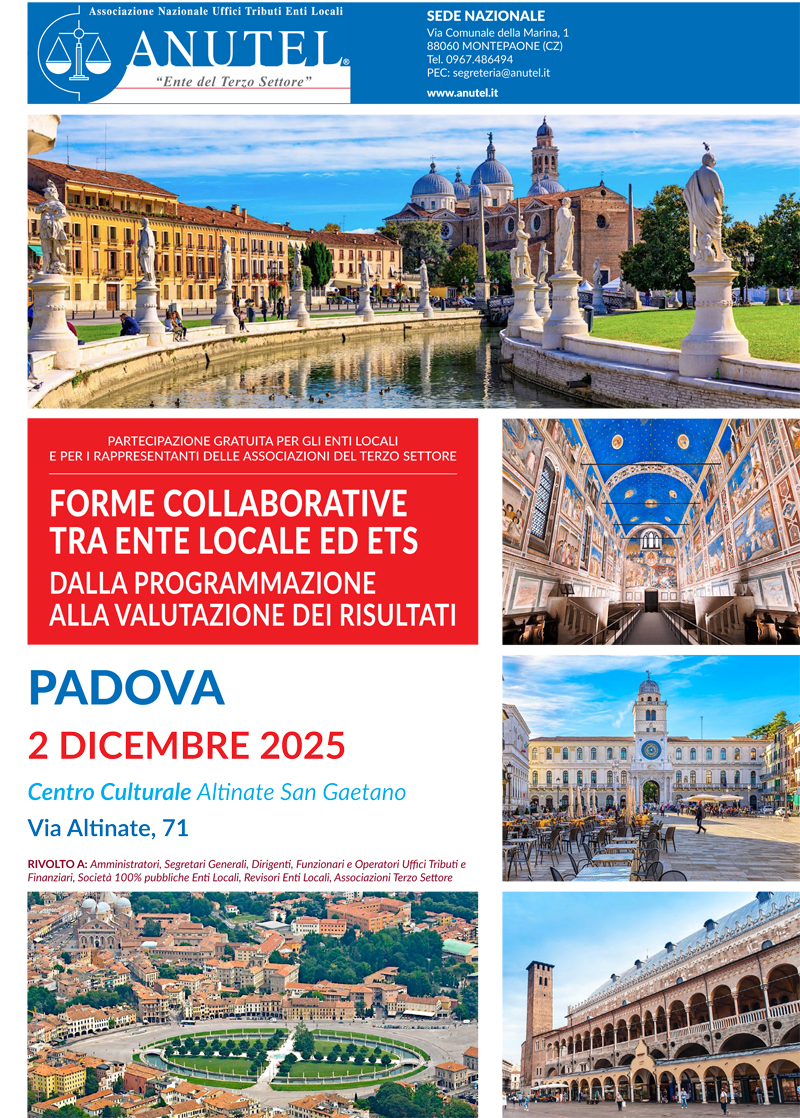 Forme collaborative tra Ente locale ed Enti del terzo settore