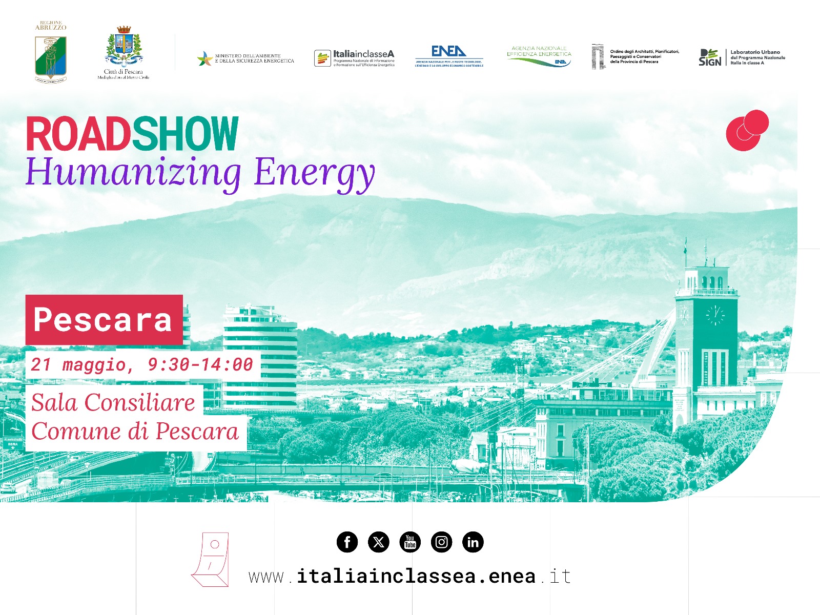 Roadshow Humanizing Energy di Italia in Classe A - tappa di Pescara