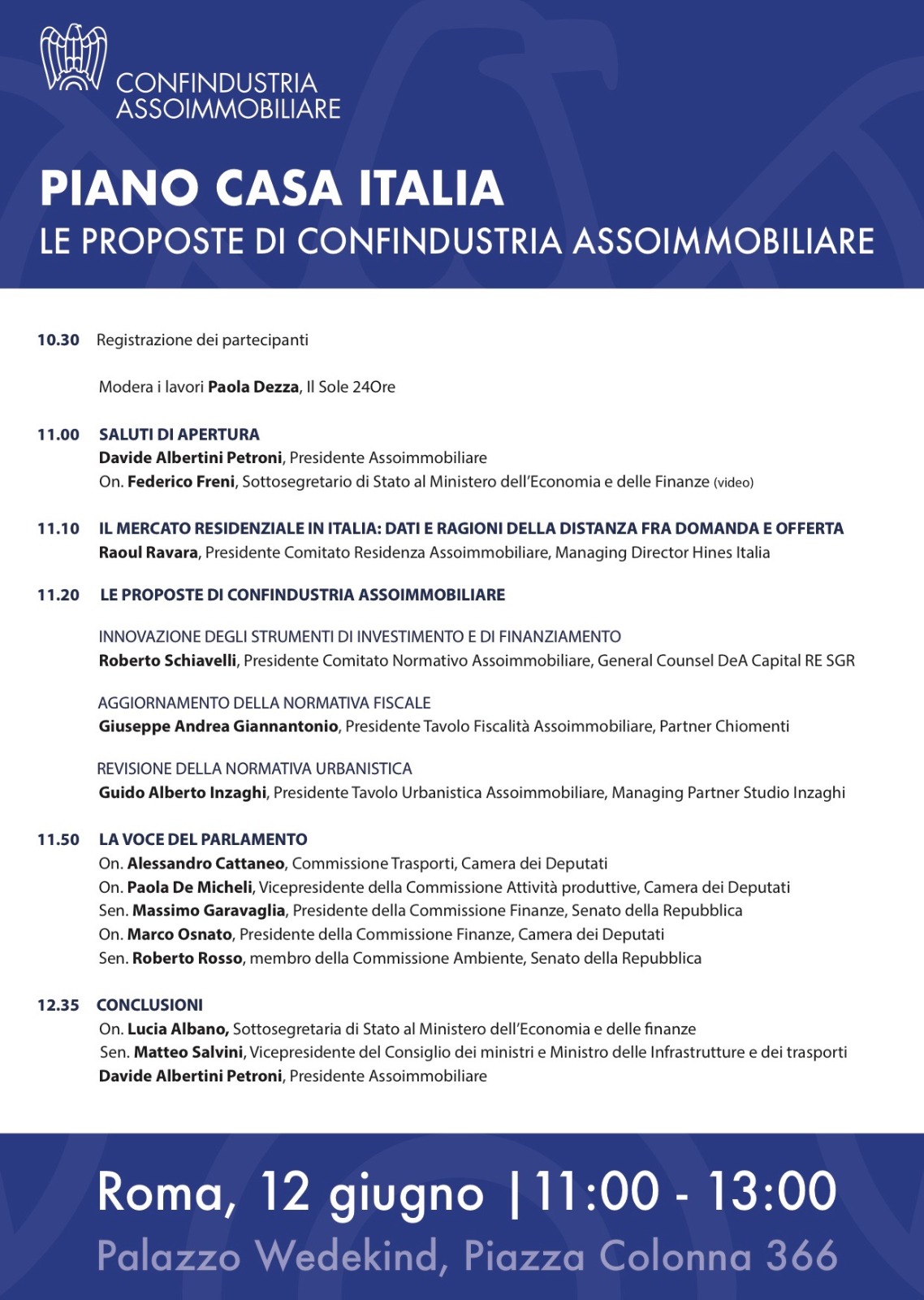 Piano Casa Italia. Le proposte di Confindustria Assoimmobiliare