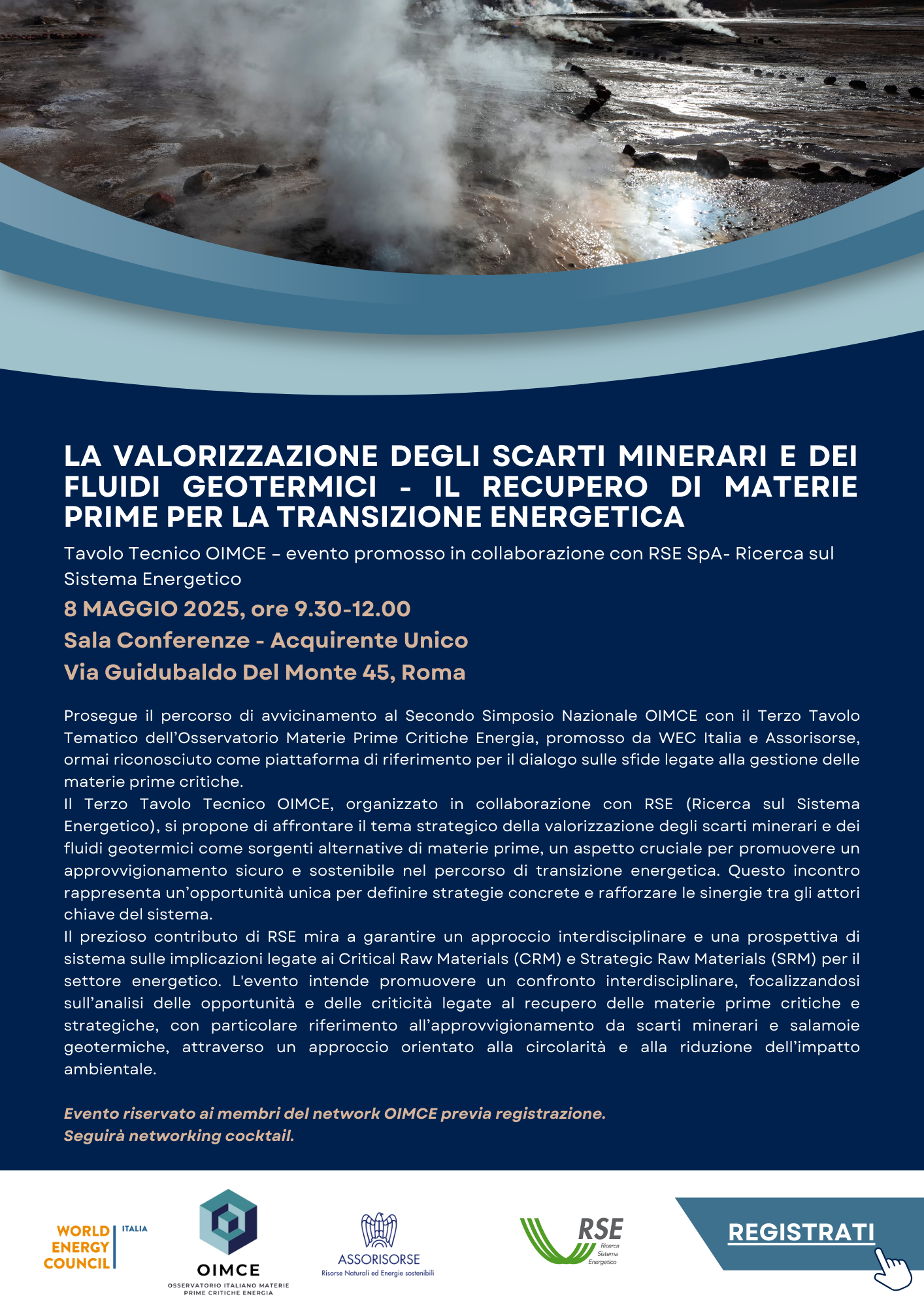 La valorizzazione degli scarti minerari e dei fluidi geotermici