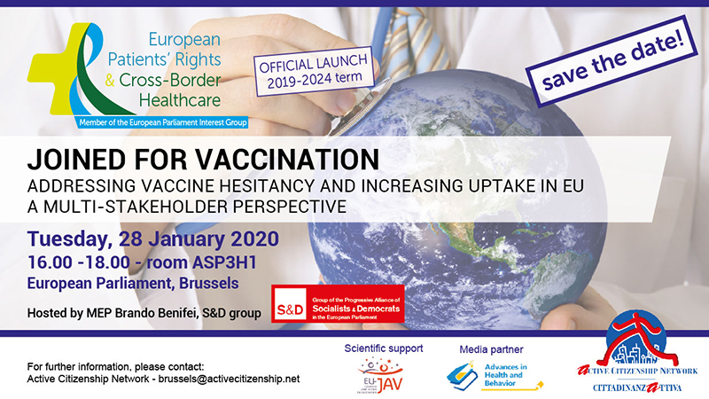 Joined For Vaccination: affrontare l'esitazione vaccinale e aumentare la copertura in UE. Una prospettiva multi-stakeholder