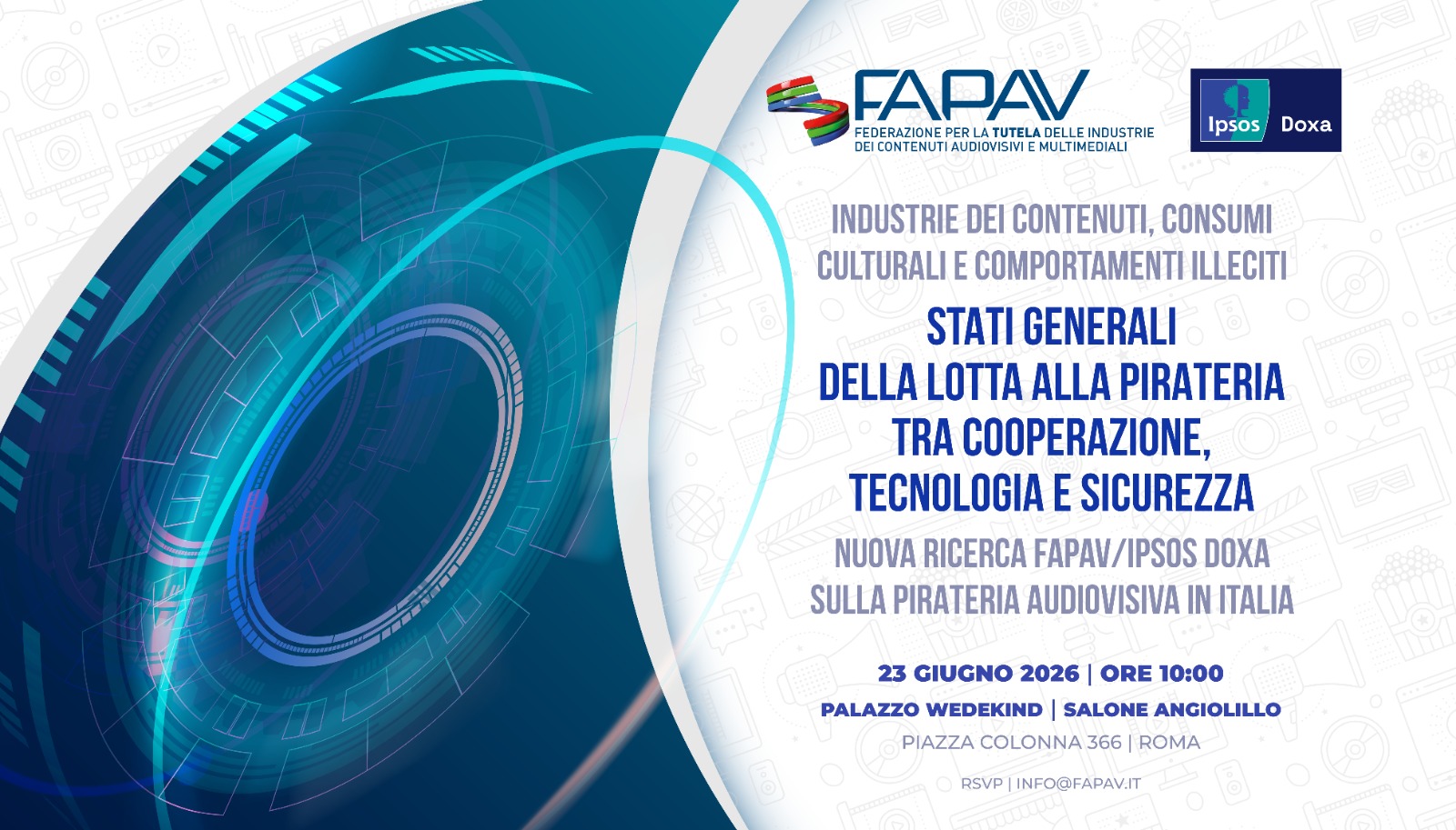 Stati Generali della lotta alla pirateria tra cooperazione, tecnologia e sicurezza