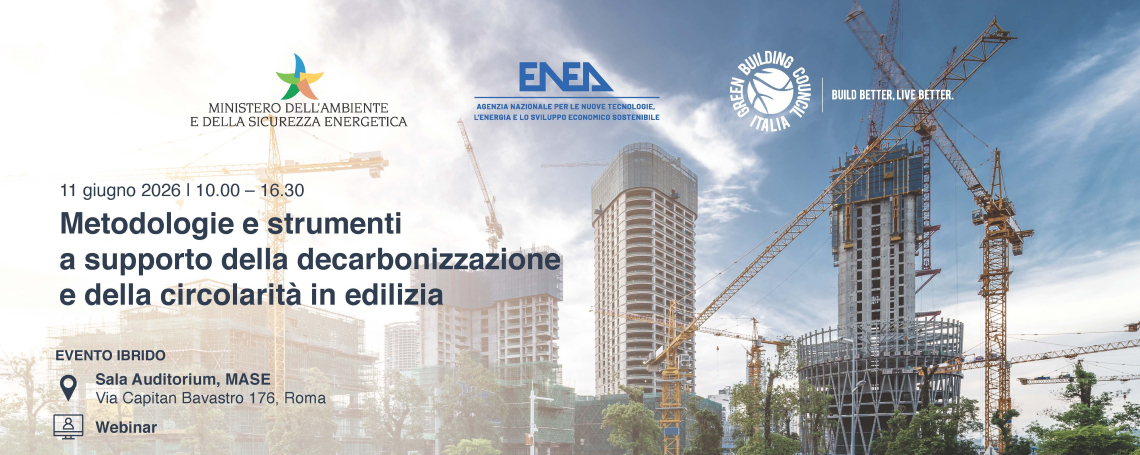 Metodologie e strumenti a supporto della decarbonizzazione e della circolarità in edilizia