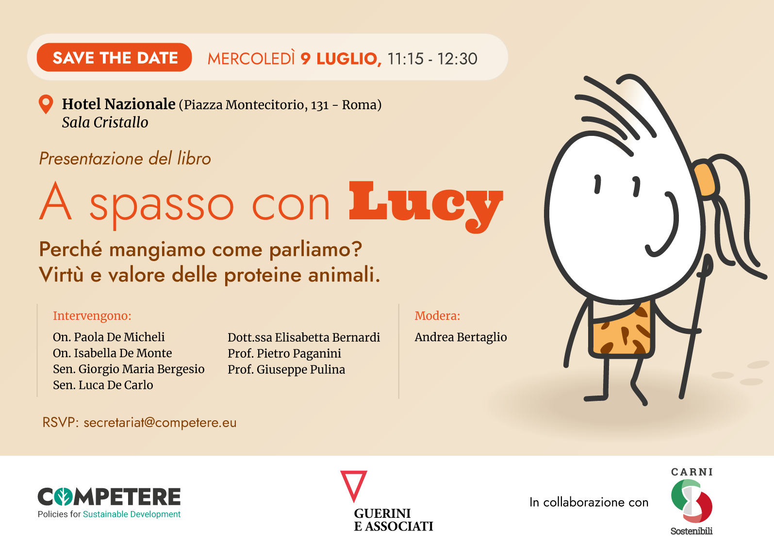 Presentazione del libro: "A spasso con Lucy"
