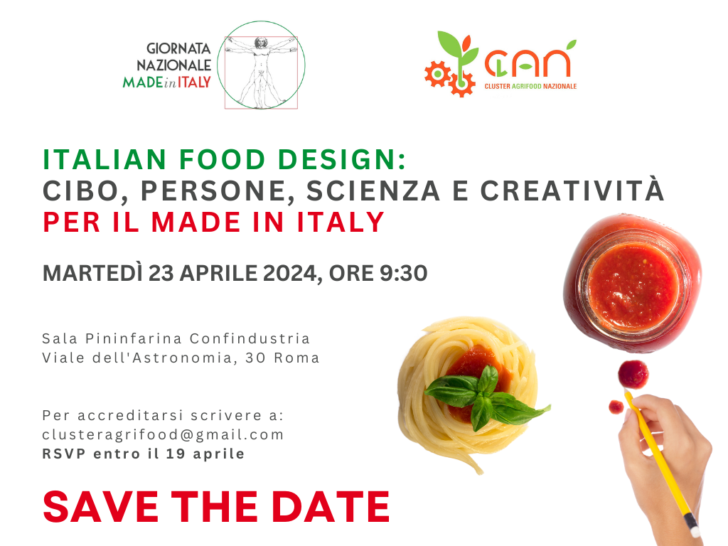 Italian Food Design: cibo, persone, scienza e creatività per il made in Italy