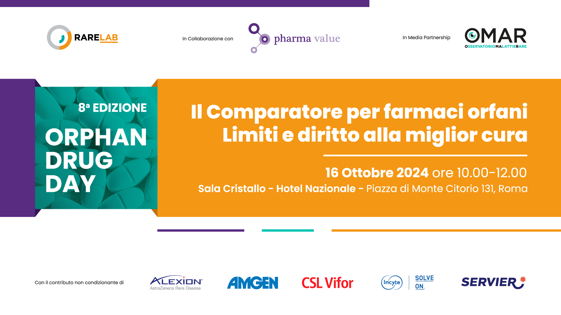 Orphan Drug Day - Il Comparatore per farmaci orfani, limiti e diritto alla miglior cura