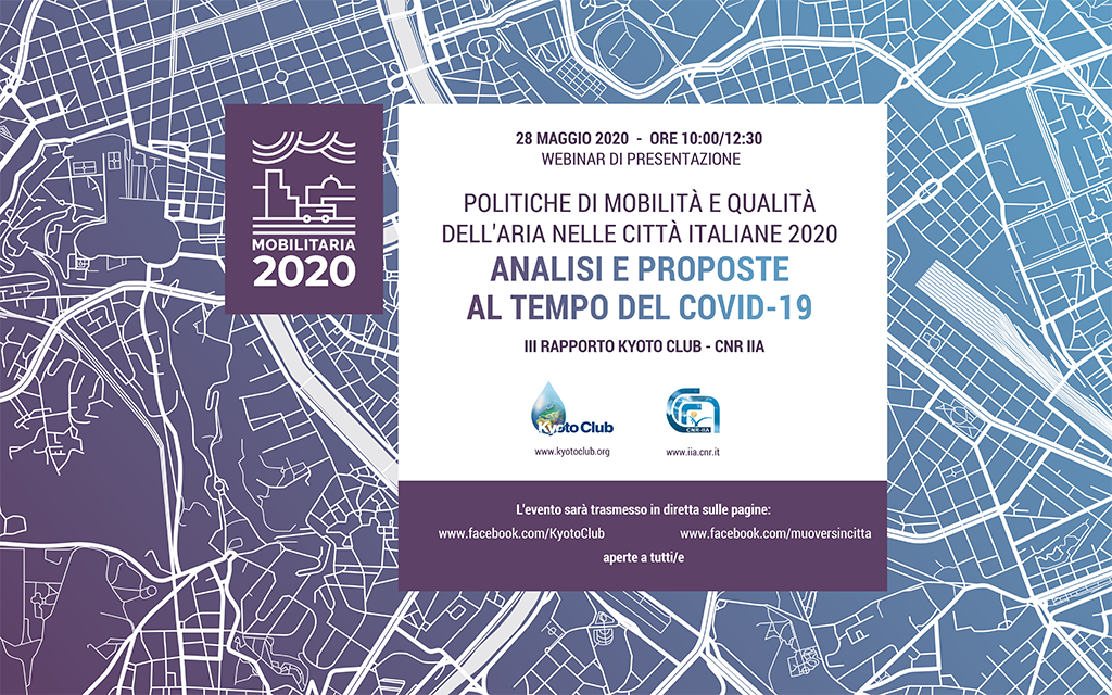 Presentazione del rapporto "MobilitAria 2020"