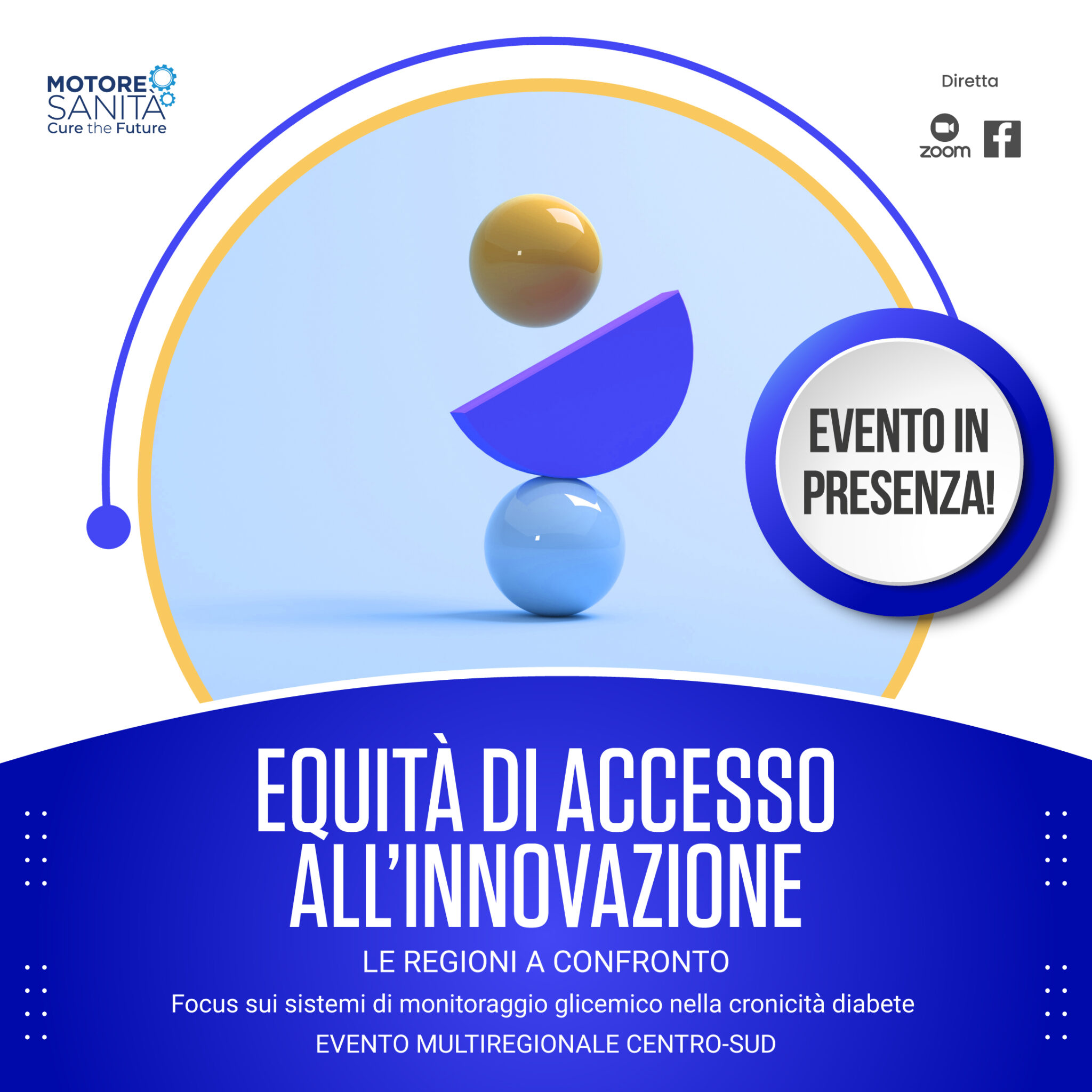 Equità di accesso all’innovazione: le regioni a confronto. Focus sui sistemi di monitoraggio glicemico nella cronicità diabete – evento multiregionale centro-sud