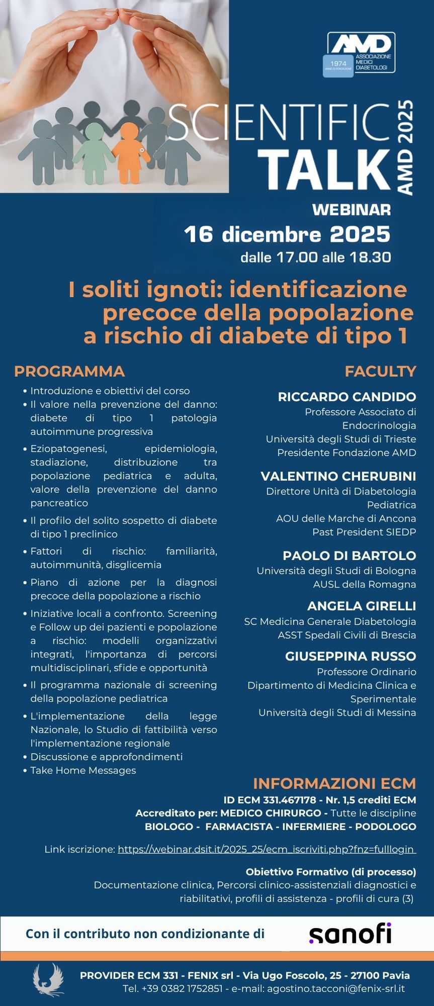 I soliti ignoti: identificazione precoce della popolazione a rischio di diabete di tipo 1