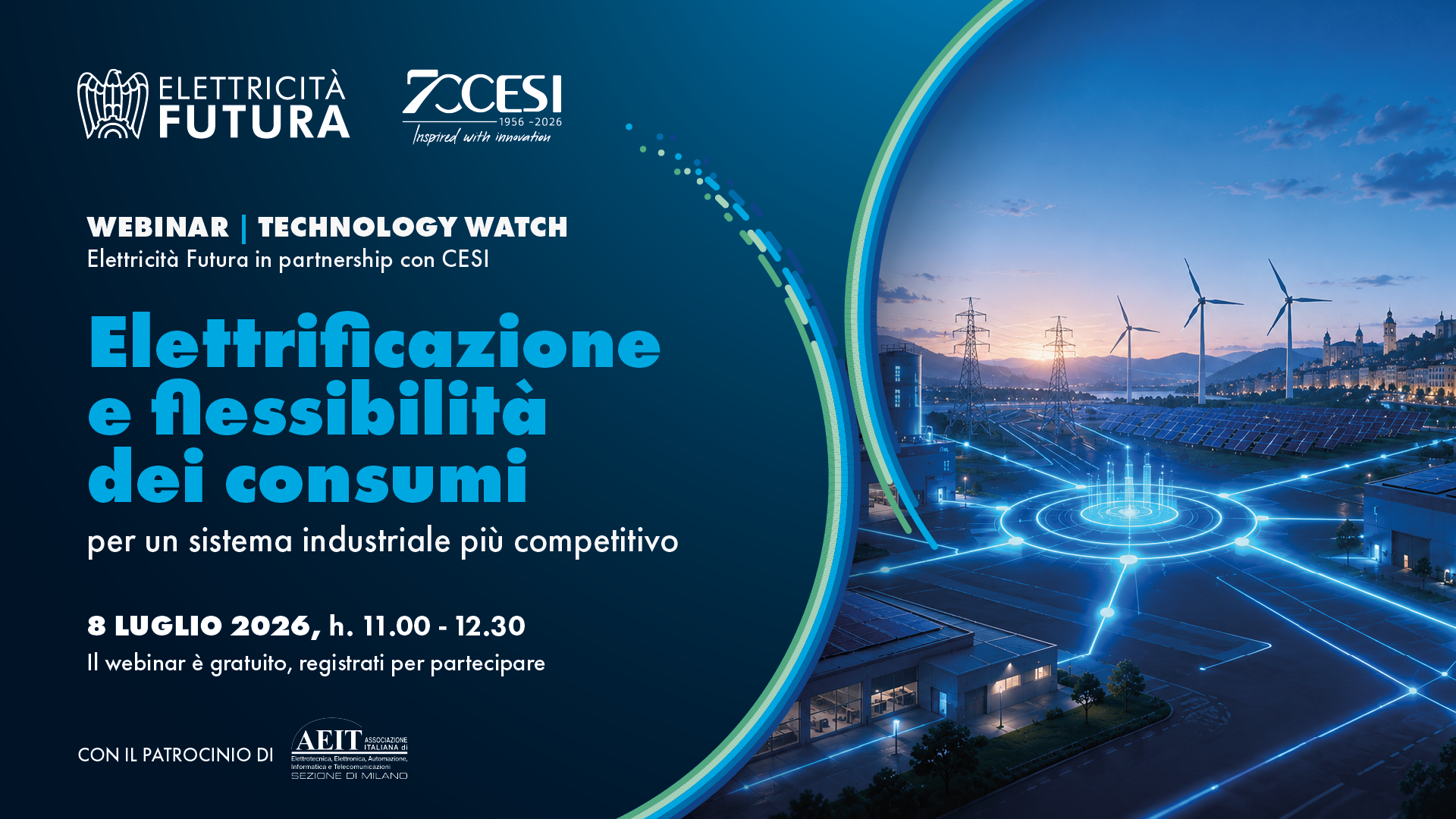 Elettrificazione e flessibilità dei consumi per un sistema industriale più competitivo