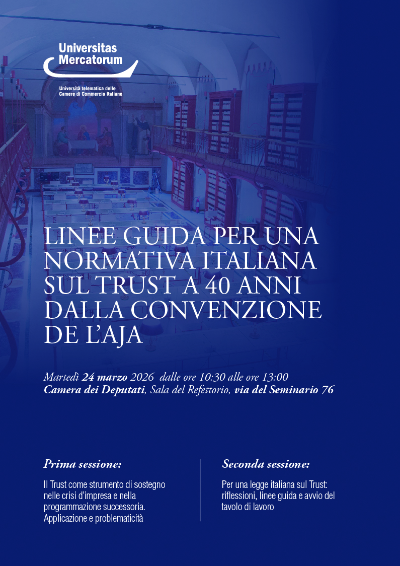 Linee guida per una normativa italiana sul trust a 40 anni dalla Convenzione de l’Aja
