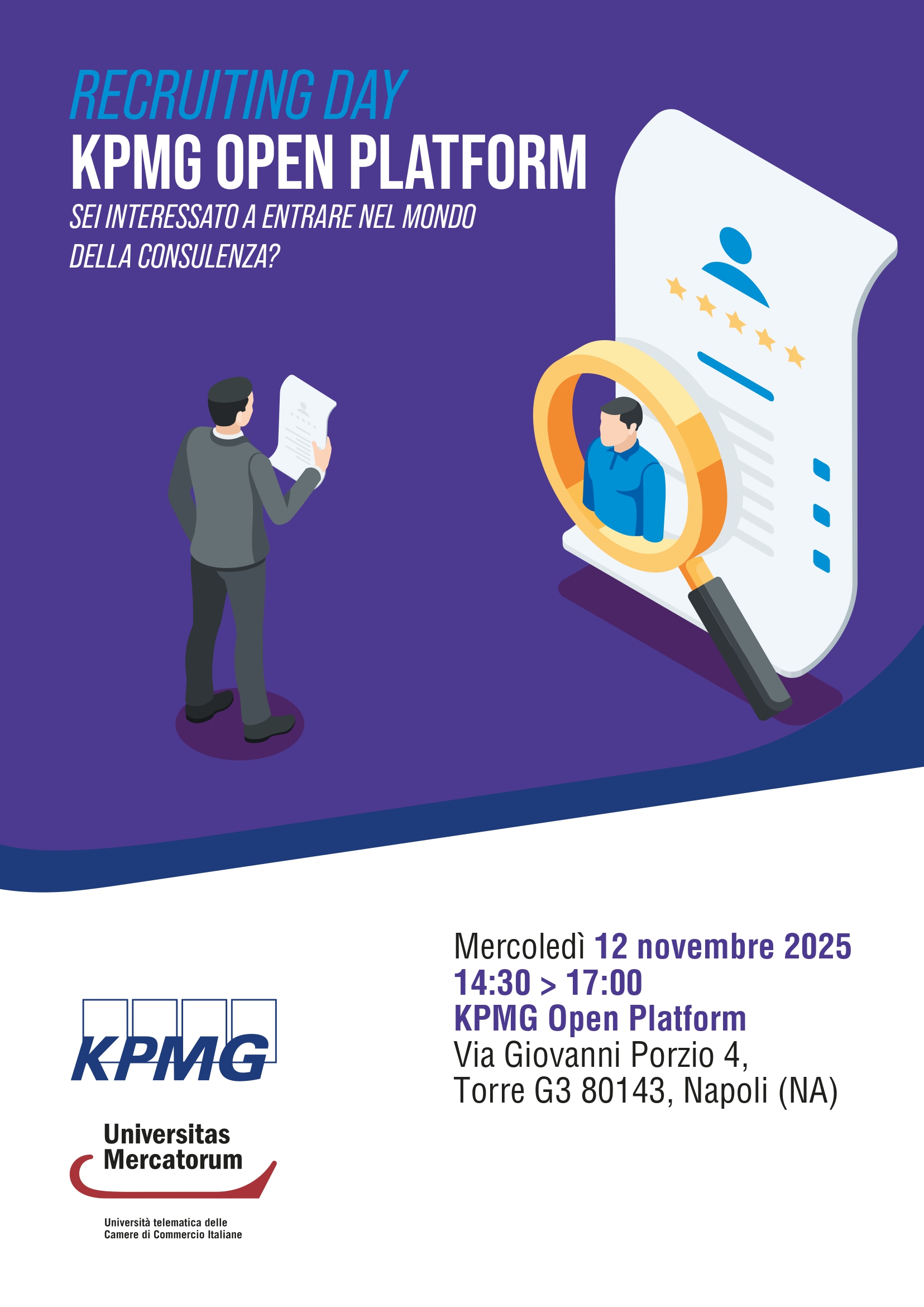 KPMG Open Platform | Sei interessato a entrare nel mondo della consulenza?