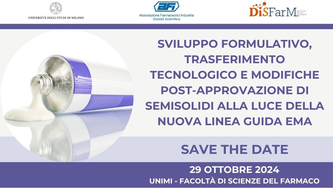  Sviluppo formulativo, trasferimento tecnologico e modifiche post-approvazione di semisolidi alla luce della nuova linea guida EMA