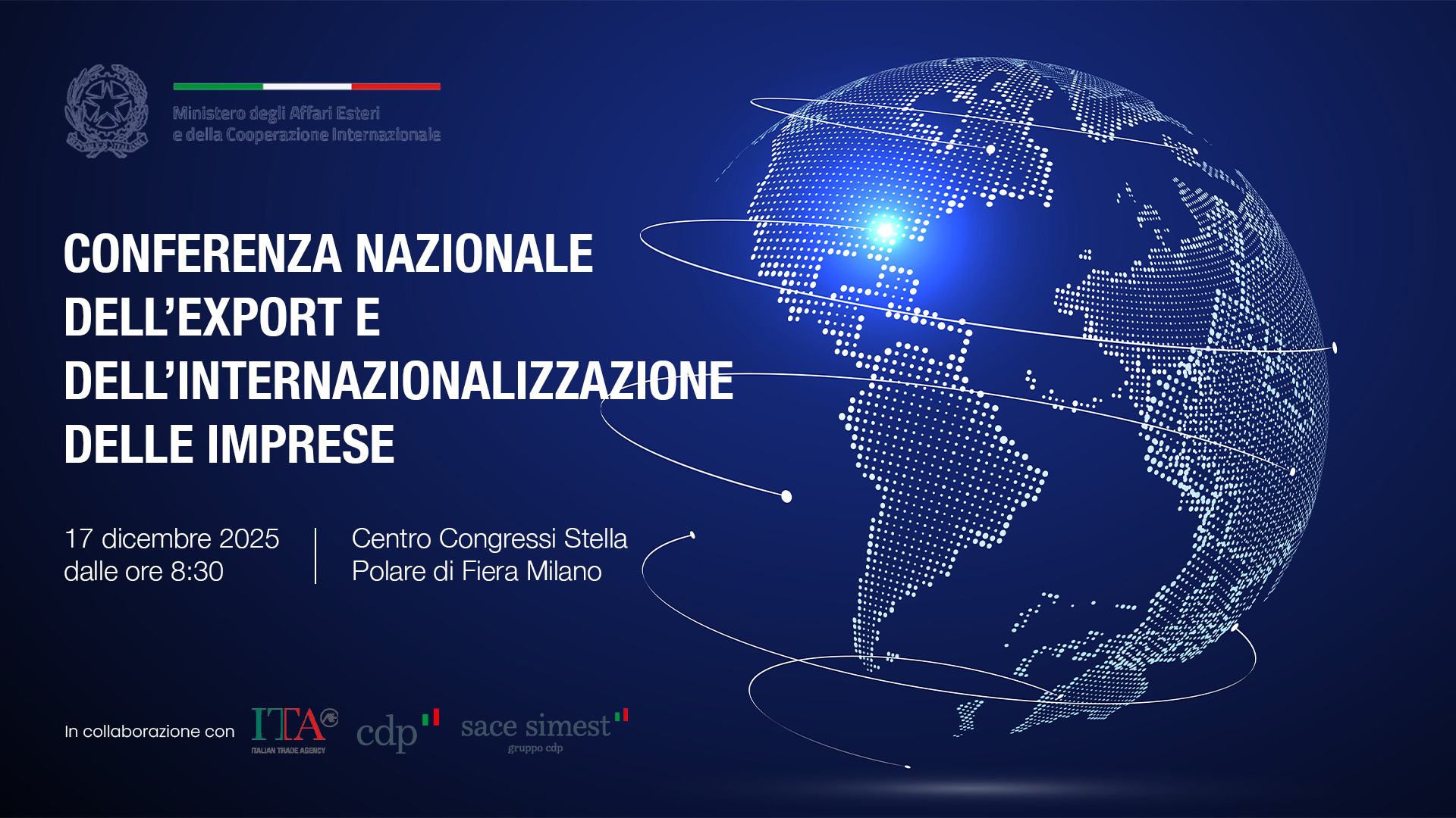 Conferenza Nazionale dell’Export e dell’Internazionalizzazione delle Imprese