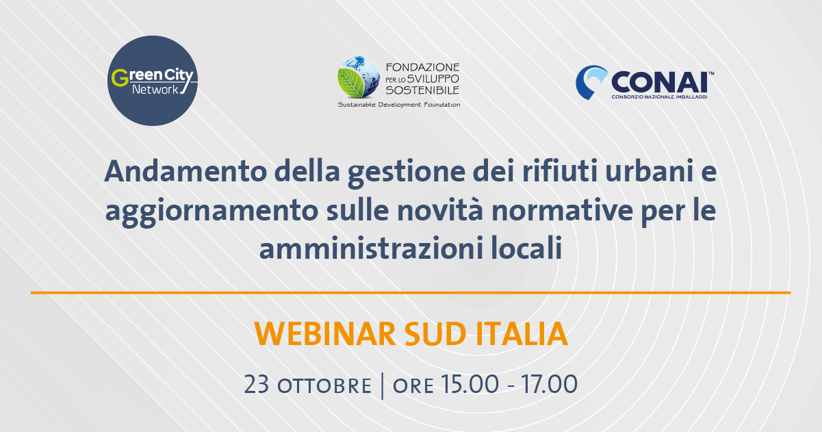 CONAI – Green City Network | Webinar Sud Italia