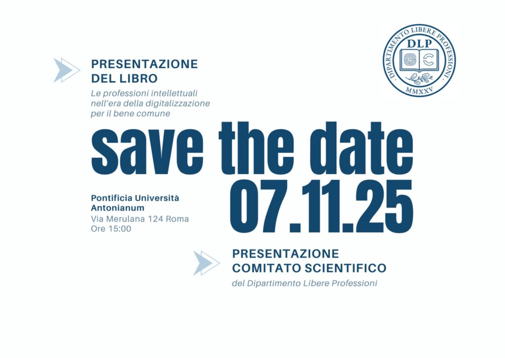 Le professioni intellettuali nell’era della digitalizzazione per il bene comune