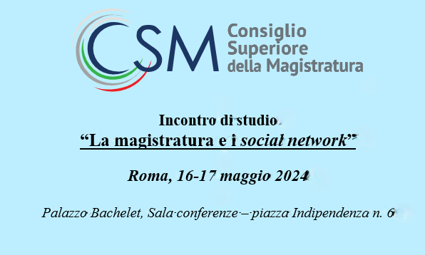 La magistratura e i social network