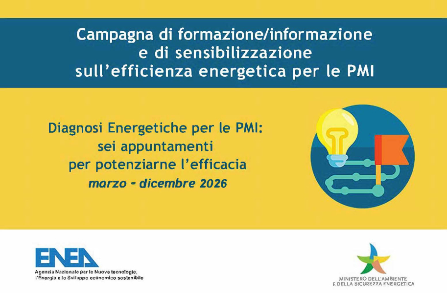 Campagna di formazione/informazione e di sensibilizzazione sull'efficienza energetica per le PMI