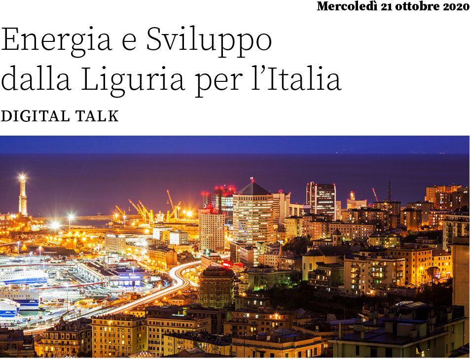 Energia e Sviluppo dalla Liguria per l'Italia