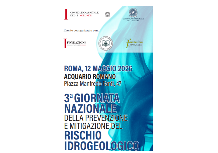 Terza giornata nazionale della prevenzione e mitigazione del rischio idrogeologico