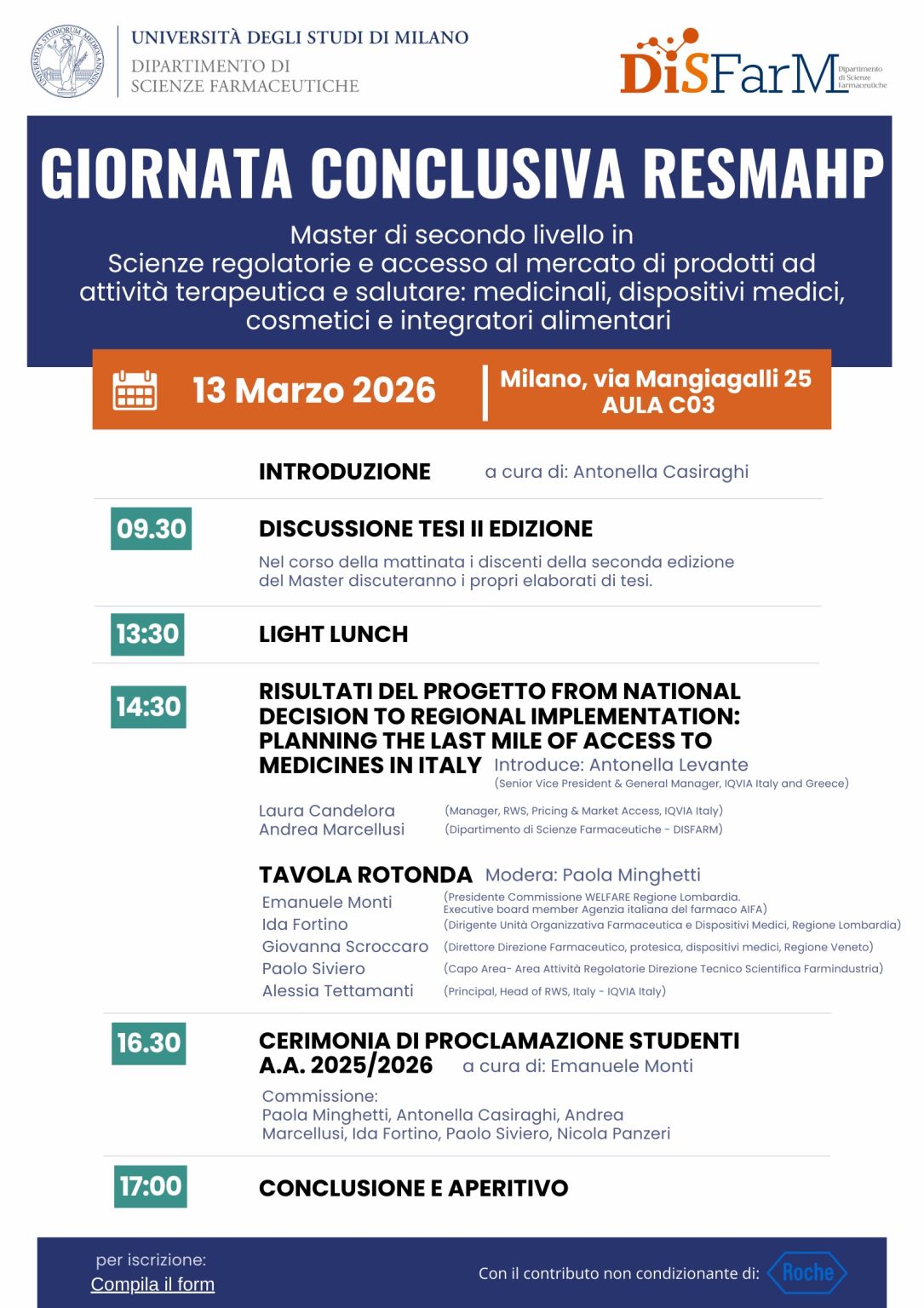 Giornata conclusiva Master RESMAHP - II edizione