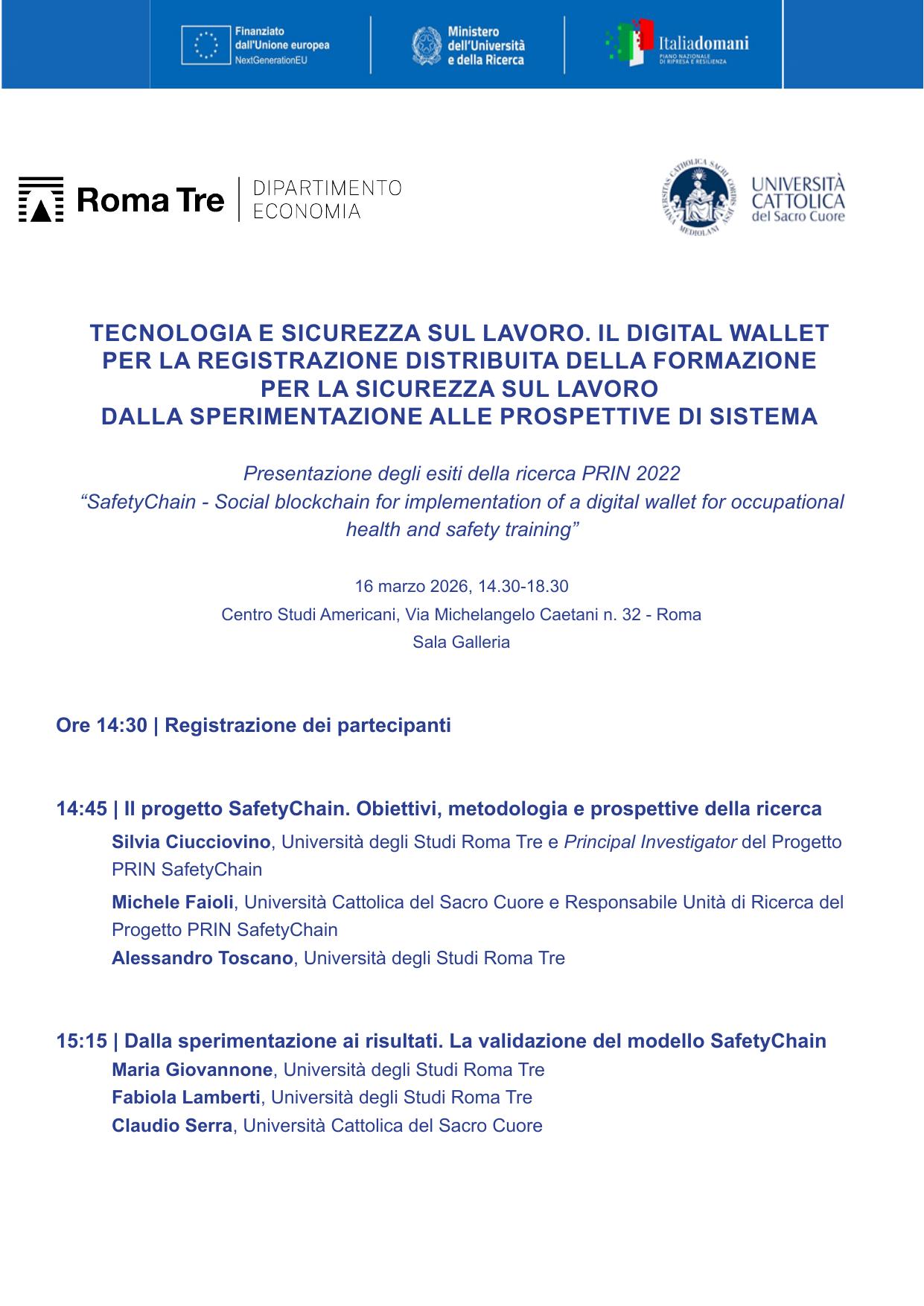 Tecnologia e sicurezza sul lavoro: il digital wallet per la registrazione distribuita della formazione