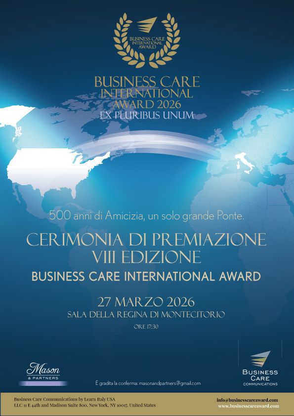Cerimonia di premiazione Business Care Internazional Award